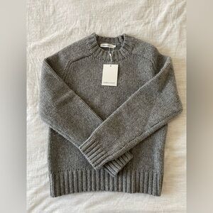 Knit 100% Wool Crewneck Sweater